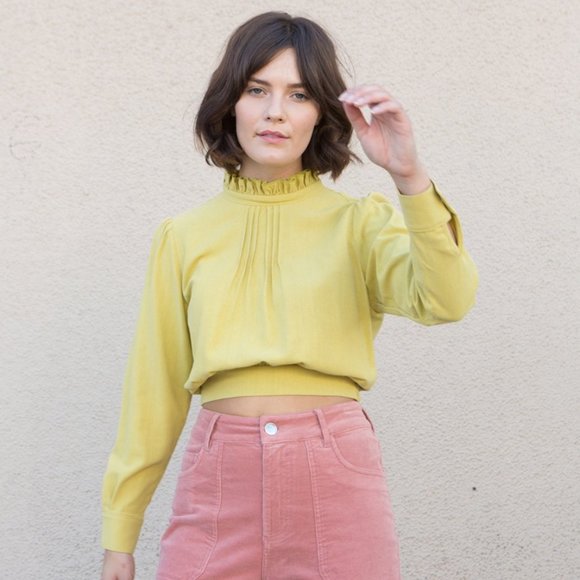 Selva Negra Tops - Selva/Negra Raw Silk Blouse